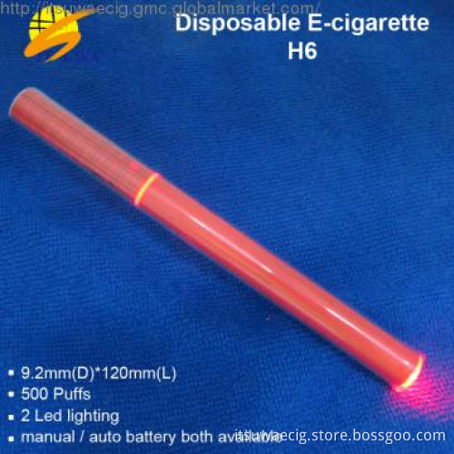 2012 newest fashionable hot cake disposable e cigarette with 500 puffs